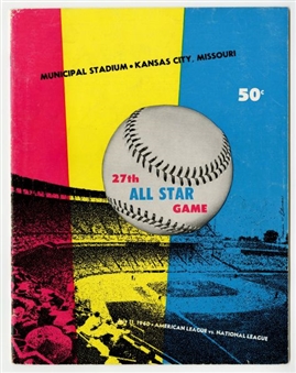 1960-1969 All Star Game Program Complete Run of (13) Publications 